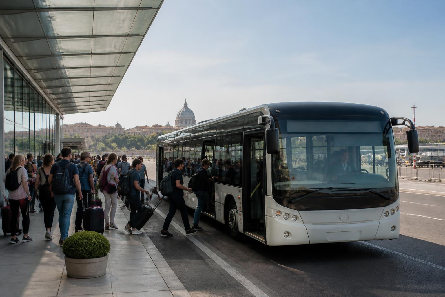 Από το αεροδρόμιο Τσιαμπίνο στο κέντρο της Ρώμης