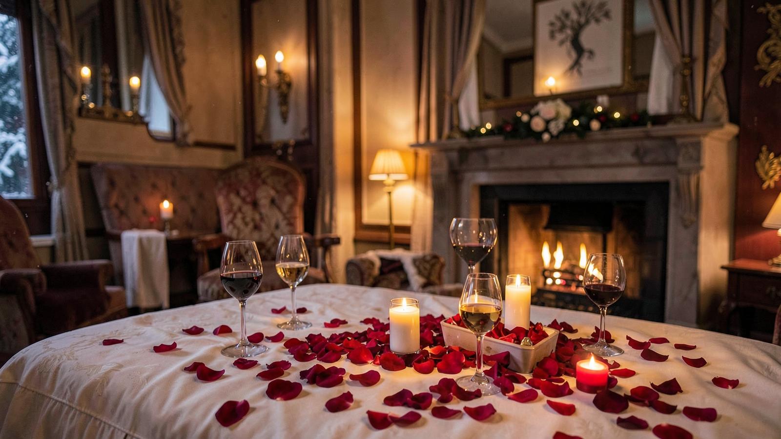 Ρομαντικά δωμάτια με τζάκι για τον Άγιο Βαλεντίνο: οδηγός κρατήσεων